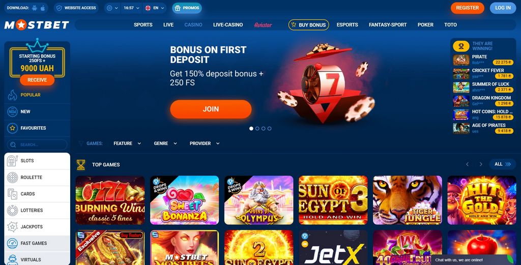 Официальный сайт Mostbet — вход на зеркало Mostbet, отзывы игроков